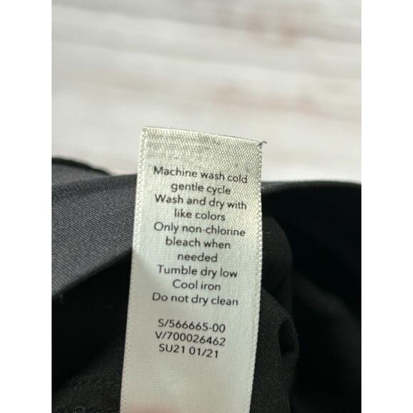 Athleta Women's Tapered Leg Drawstring Black Activewear Venture Pants Size 6 - Picture 12 of 13